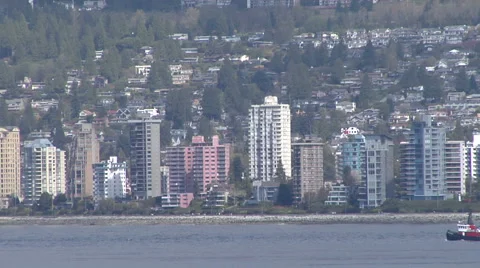 City Tug passes through frame Video stock 44839230