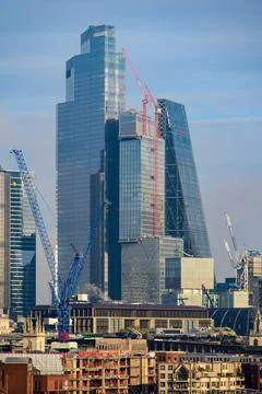 The City Under Construction: Development and Progress Stock Photos