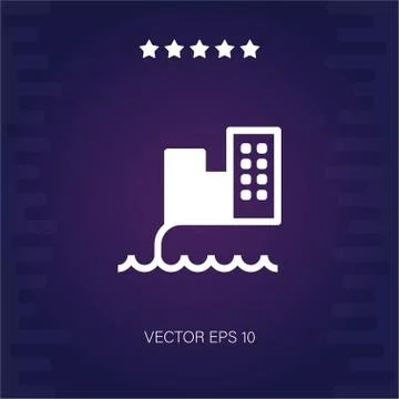 City vector icon Stock Illustration