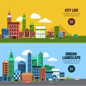 City Vector Stock Illustration