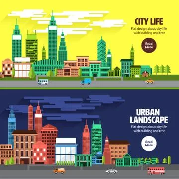 City Vector Stock Illustration