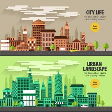 City Vector Stock Illustration