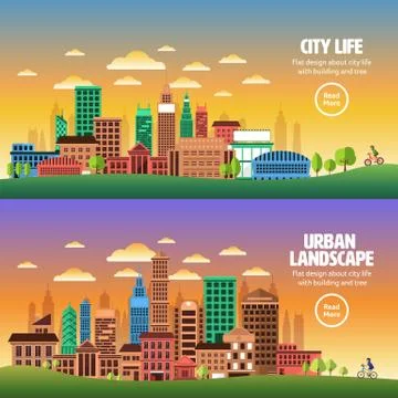 City Vector Stock Illustration