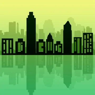 City vector Stock Illustration