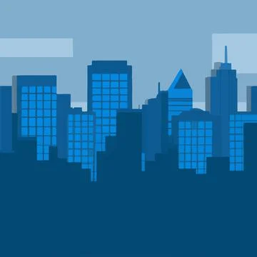 City vector Stock Illustration