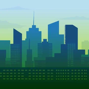 City vector Stock Illustration