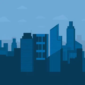 City vector Stock Illustration