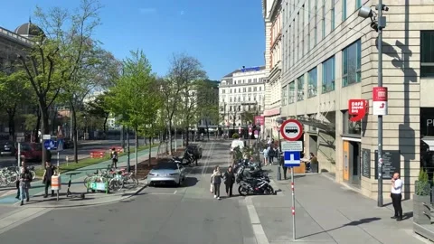The city of Viena in Austria Stock Footage 138994780