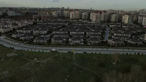 City view from above with drone Vídeos de archivo 148426850