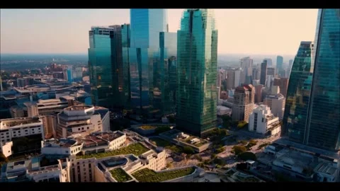 City view from above Stock Footage 287129340