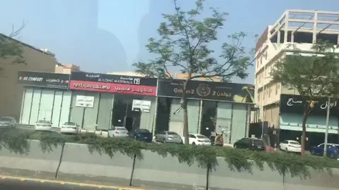 The city view from the bus Video stock 209493386