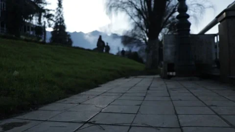 City view on a cloudy day 스톡 동영상 154231673