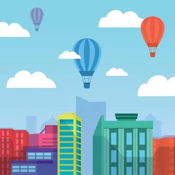 City view design vector Stock Illustration