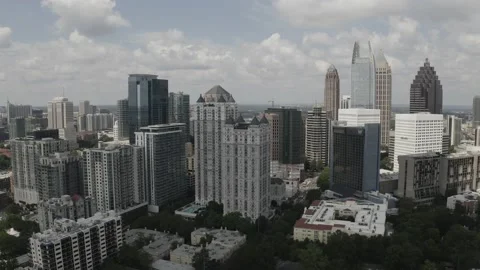 City view from a drone Stock Footage 160920586