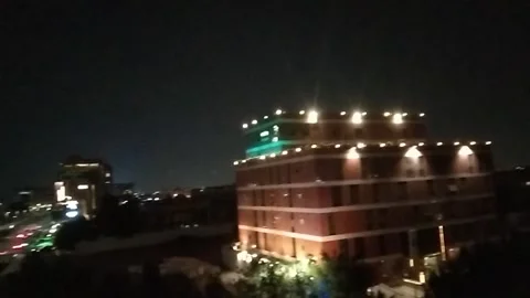 The city view in the evening Video stock 221173393