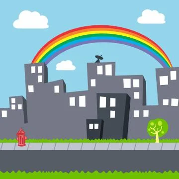 City view Illustration