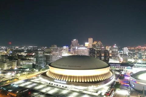 City View New Orleans Superdome Stock Photos