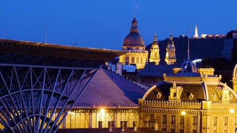 City view over Budapest 4K timelapse Stock Footage 75692890