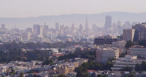 City view pan Stock Footage 37044470