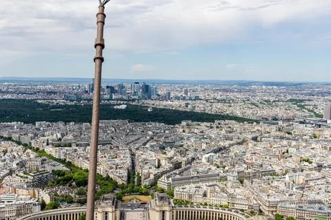 City view of Paris from Eiffel Tower, France Stock-Fotos