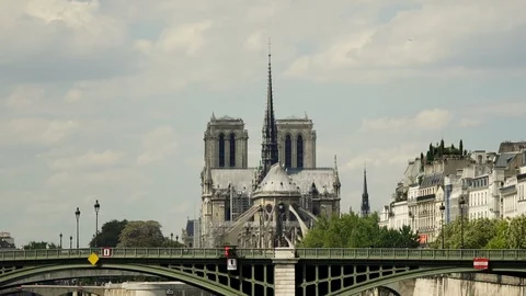 City view of Paris Stock Footage 99183784