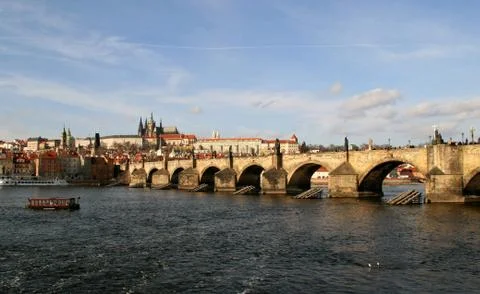 City view of prague Stock Photos
