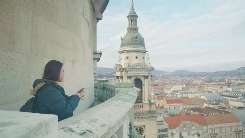 City View from the Rooftop Stock Footage 314593939