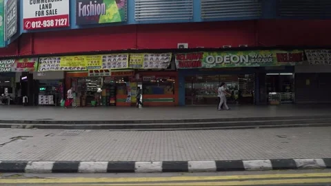 City view through vehicle window, Kuala Lumpur, Malaysia Stock Footage 148329630