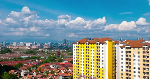 City view time lapse 01 Video stock 143647122