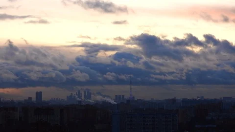 City view time Lapse Video stock 123418653