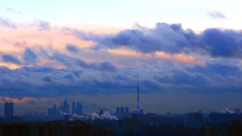 City view time Lapse Video stock 123418662