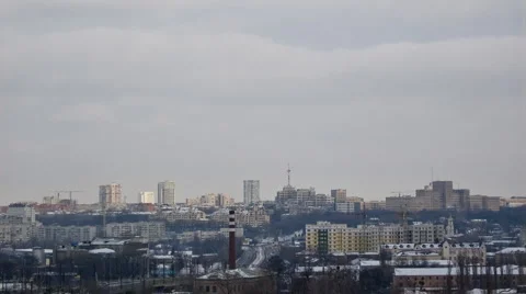 City view in timelapse Stock Footage 990477