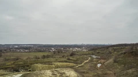 City view in timelapse Stock Footage 12610286