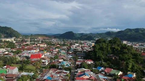 City view using drone Video stock 235371632