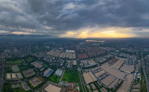 City view of xi'an Stock Photos