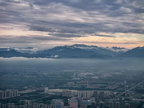 City view of xi'an Stock Photos