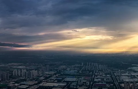 City view of xi'an Stock Photos