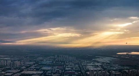 City view of xi'an Stock Photos