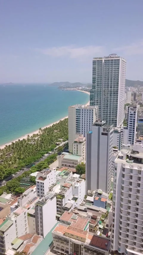 City views from a drone Video stock 255376000