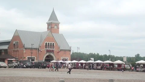The City Of Vyborg Video stock 95341301