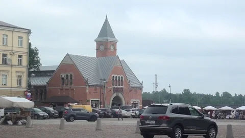 The City Of Vyborg Video stock 95341401