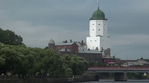 The City Of Vyborg Video stock 95341410