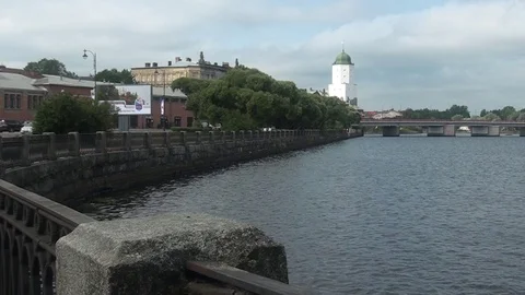 The City Of Vyborg Video stock 95341437