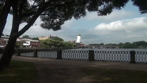 The City Of Vyborg Video stock 95341459