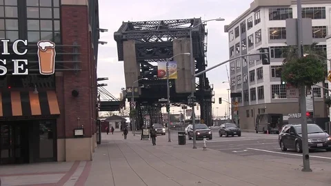 City waking up slowly Video stock 77356522