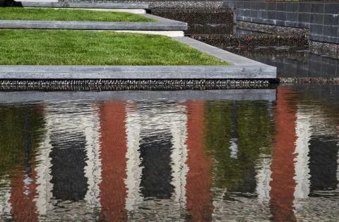 City water feature Stock Photos