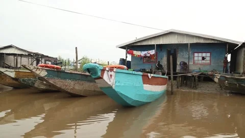 City on water Stock Footage 240758836