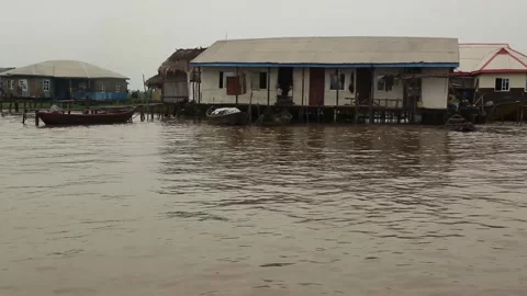 City on water Stock Footage 240759248