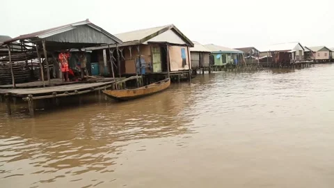 City on water Stock Footage 240759299