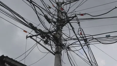 City wiring Stock Footage 239135981